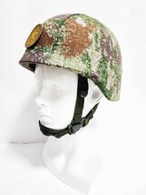 【Yes.Sir shop】 中国軍 中国人民解放軍 星空林地迷彩　訓練用 ヘルメット 帽章なし 新品未使用_画像2