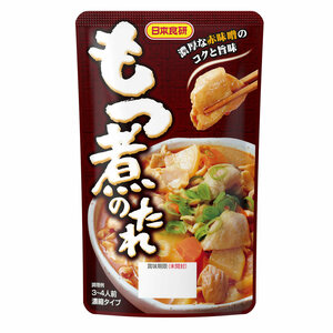 もつ煮のたれ 150g ３～４人前 濃縮タイプ 日本食研/1326ｘ１２袋セット/卸 濃厚な赤味噌のコクと旨味/送料無料 代金引換便不可品