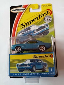 数量限定品 シボレーカマロ CHEVROLET CAMARO マッチボックス Superfast 7 35YEARS 35周年記念 1/10,000個