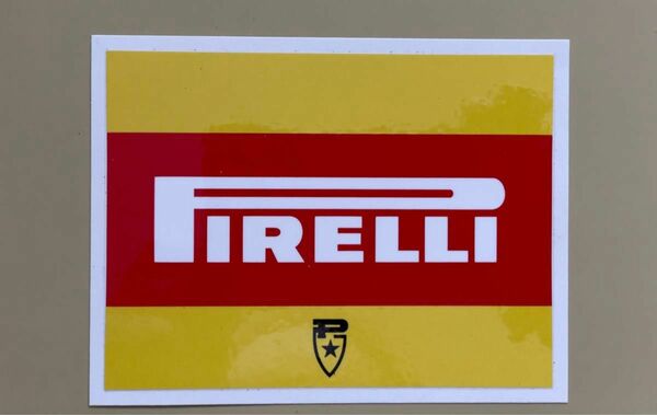 ヴィンテージ PIRELLIピレリ エンブレム ビニールステッカー★新品★一点物