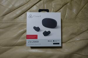 ★　final　ZE2000　ブラック　MATTE BLACK　中古美品　★☆