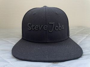 Apple キャップ CAP スティーブジョブズ　steve jobs アップル ロゴ ブラック 黒 iPhone iPad Apple Watch グッズ Mac