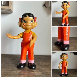 当時物 美品 1960年代 ハイカップペコちゃん フジヤ 不二屋 検 ソニー坊や 企業物 ノベルティ ブリキ 旧バンダイ 昭和レトロ 鉄人 ソフビ