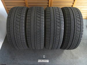 G1304 ②★2019年製★バリ山★冬★215/55R17 94Q BRIDGESTONE BLIZZAK VRX 4本セット