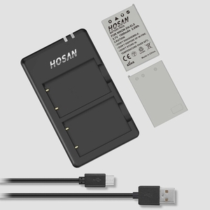 送料無料★HOSAN EN-EL5 純正互換 バッテリー 2個 + USB充電器