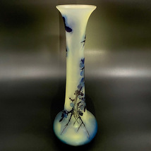 ◆大銘品◆ エミール・ガレ リンボク文花瓶 38cm 被せガラス 酸化腐食彫 Emile galle アールヌーボー 美品 美術品 本物保証_画像3