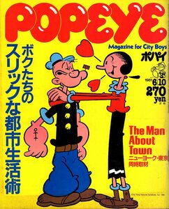 雑誌POPEYE/ポパイ 104(1981.6/10)★ボクたちのスリックな都市生活術/ニューヨーク・東京同時取材/ブルックスブラザーズ/シンセサイザー★