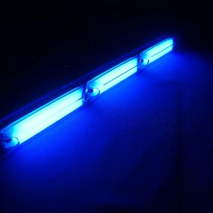 LEDハイパワースリム車高灯ランプ 3連車高灯左右セット 12V/24V共用 アイスブルーの画像3