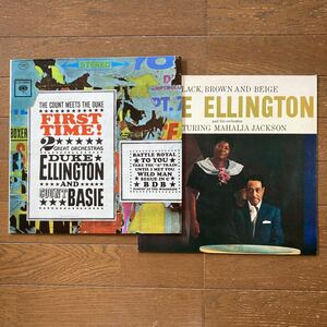 デュークエリントン/Duke Ellington2種★FIRST TIME！/The Count Meets The Duke(+ COUNT BASIE)★BLACK, BLOWN & BEIGE(+MAHALIA JACKSON)