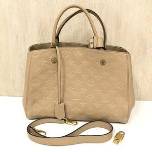 【LOUIS VUITTON】ルイヴィトン★トートバッグ ショルダーバッグ 2way ハンドバッグ モンテーニュMM モノグラムアンプラント M41152 09