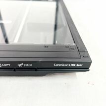 現状品販売 Canon キヤノン コピー機 カラーフラットベッドスキャナ K10485CANOSCANLIDE400 ブラック 電源コード付き 【OTNA-320】_画像4