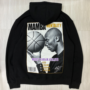 LA発 【2XL】 CreateX5 レジェンド MAMBA MENTALITY マンバメンタリティ NBA グラフィック プルオーバー パーカー 黒 Kobe コービー