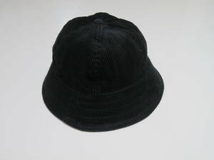 【送料無料】美品 ユニクロ UNIQLO ONESIZE ～59cm ブラック系色 綿92％ バケットハット メンズレディース スポーツキャップ 帽子 1個