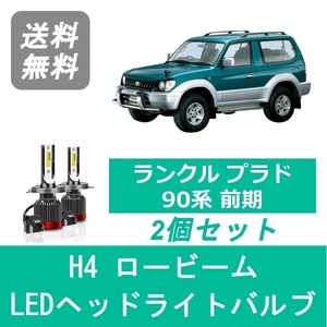 ヘッドライトバルブ ランドクルーザー 90系 プラド 前期 LED ロービーム H4 6000K 20000LM トヨタ SPEVERT