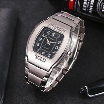 ZPT528☆メンズ腕時計　ブルガリのエルゴンっぽいデザインがかっこいい_画像4