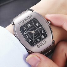 ZPT528☆メンズ腕時計　ブルガリのエルゴンっぽいデザインがかっこいい_画像3