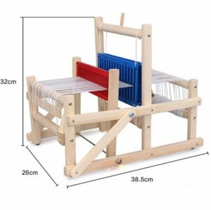 hzh174★木製 伝統的な織機 クラフト 教育ギフト 木製手織り機 子供のおもちゃ