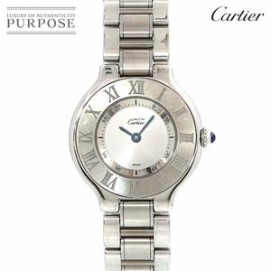  Cartier Cartier Must 21 Van ti Anne W10109T2 lady's wristwatch silver face quartz watch Must21 90206254