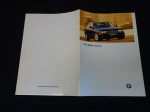 [Y1000 prompt decision ]BMW E39 type 5 series previous term model 528i / 540i exclusive use Japanese edition main catalog / 1996 year [ at that time thing ]