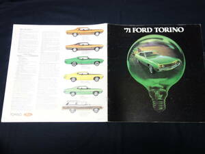 [1971 year ]Ford TORINO / Ford tolino exclusive use main catalog /book@ country version [ at that time thing ]