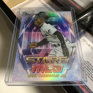 2023 Topps Series 1 Jazz Chisholm Jr #SMLB-10 Stars Of MLB Insert Marlins