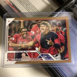 2023 Topps シリーズ 1 #310 Tough as Naylz Gold/2023 Cleveland Guardiansの画像2