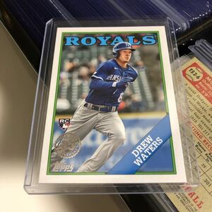 2023 TOPPS SERIES 2 BASEBALL DREW WATERS 2T88-29 88' INSERT RC ROYALS Rookie