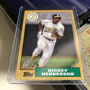 Rickey Henderson 2022 Topps 1987 Baseball Oakland Athletics #T87-84