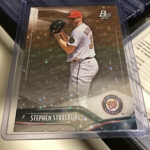 2021 Bowman Platinum Stephen Strasburg Ice Foil Parallel #31 Nationals Topps