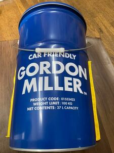 GODON MILER ゴードン ミラー 27L ペール缶 チェア ブルー アウトドア 洗車用品収納etc ②