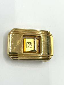 pierre cardin Pierre Cardin пряжка только Gold Logo квадратное мода ремень W5 H3.3 ремень ширина 3