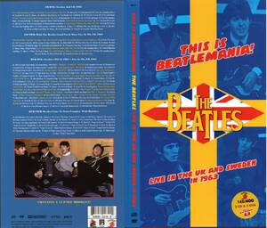 2CD&2DVD デジパックBox【LIVE IN UK AND SWEDEN IN 1963 (限定NO入り) 2012年製】Beatles ビートルズ