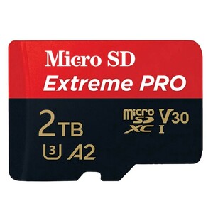 新品未開封　2TB　マイクロSDカード　microSDカード　SDXC　アダプター　USBカードリーダー付き