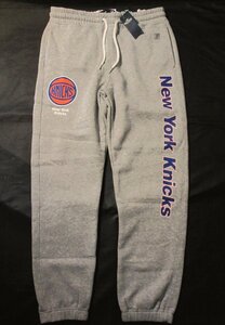 本物正規◆ホリスター◆スウェットパンツ ジョガー NEW YORK KNICKS NBA■M■0850-110■グレー■新品■RELAXED JOGGER