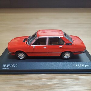 1/43 MINICHAMPS ミニカー/ミニチャンプス BMW 520 1972 phoenix/ビーエムダブリュー フェニックス