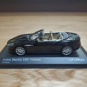 1/43 ミニチャンプス MINICHAMPS ミニカー/Aston Martin DB9 Volante Cabrio 2009 Jet black/アストンマーティン db9 ヴォランテ ブラック