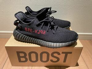 美品　yeezy boost 350 v2イージーブースト adidas 黒 BLACK アディダス　27.5cm