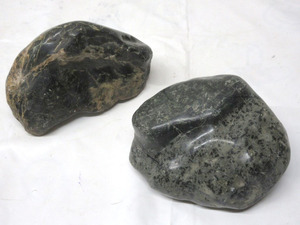 09K123 天然素材 石 2点セット (約)2kg・2kg 詳細・種類不明 置物などに 現状 売り切り