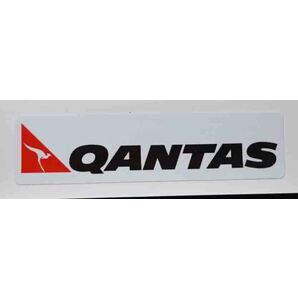 赤白Qtカンガルー■２枚セット■カンタス航空 Qantas オーストラリア ステッカー■エアライン飛行機■海外旅行 留学 スーツケース貼付の画像3