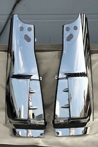 ギガ メッキ コーナーパネル インナーパネル付き 左右セット いすゞ GIGA 平成15年6月～平成19年2月 サイドパネル サイド ガーニッシュ