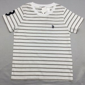 【送料無料】【新品】US.POLO.ASSN　レディース半袖Tシャツ（コットン100％）　　　M　　　ホワイト＊ベージュ★12233