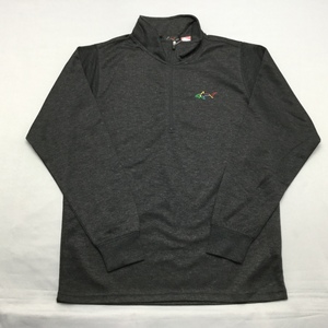 【送料無料】【新品】GREG NORMAN レディース ハーフジップシャツ　　L　　 チャコールグレー★03389