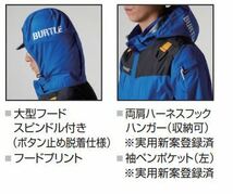 【即納】バートル　空調服　2023年最新 AC1196　半袖　ブルゾン　XL 3.ネイビー 単品 burtle_画像4