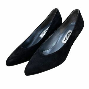 AL933 Renoma Renoma Ladies Pumps 36 около 23 см. Черный Sede