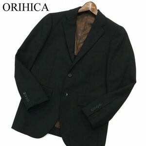 ORIHICA オリヒカ 通年 背抜き★ アンコン テーラード ジャケット Sz.SS　メンズ 黒 ビジカジ ビジネス　A3T09952_9#O