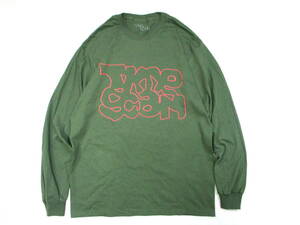 新品☆激安 TIMESCAN タイムスキャン BIG LOGO L/S T-SHIRTS ロンT ミリタリーグリーン SIZE:M.dime prov yardsale gx1000 evisen manwho