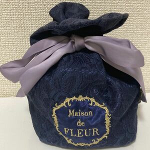 【最終お値下げ】ポーチ 巾着 メゾンドフルールMaison de FLEUR リボン