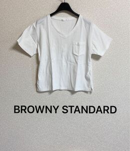 BROWNY STANDARD VネックTシャツ