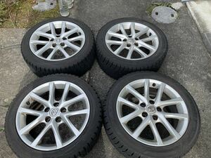 レクサス　is 純正　アルミ　ホイール　235/45r17 2本　245/45r17 2本 ５Ｈ　114.3　17×８Ｊ＋45 スタッドレス