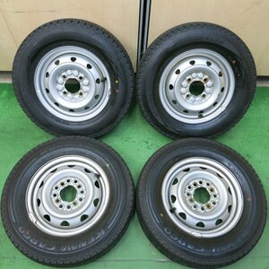 バリ溝！綺麗！9.5分★スタッドレス 145R12 145/80R12 グッドイヤー カーゴ ダンロップSV01 スチール PCD100 110 114.3/4H マルチ 100/4H★